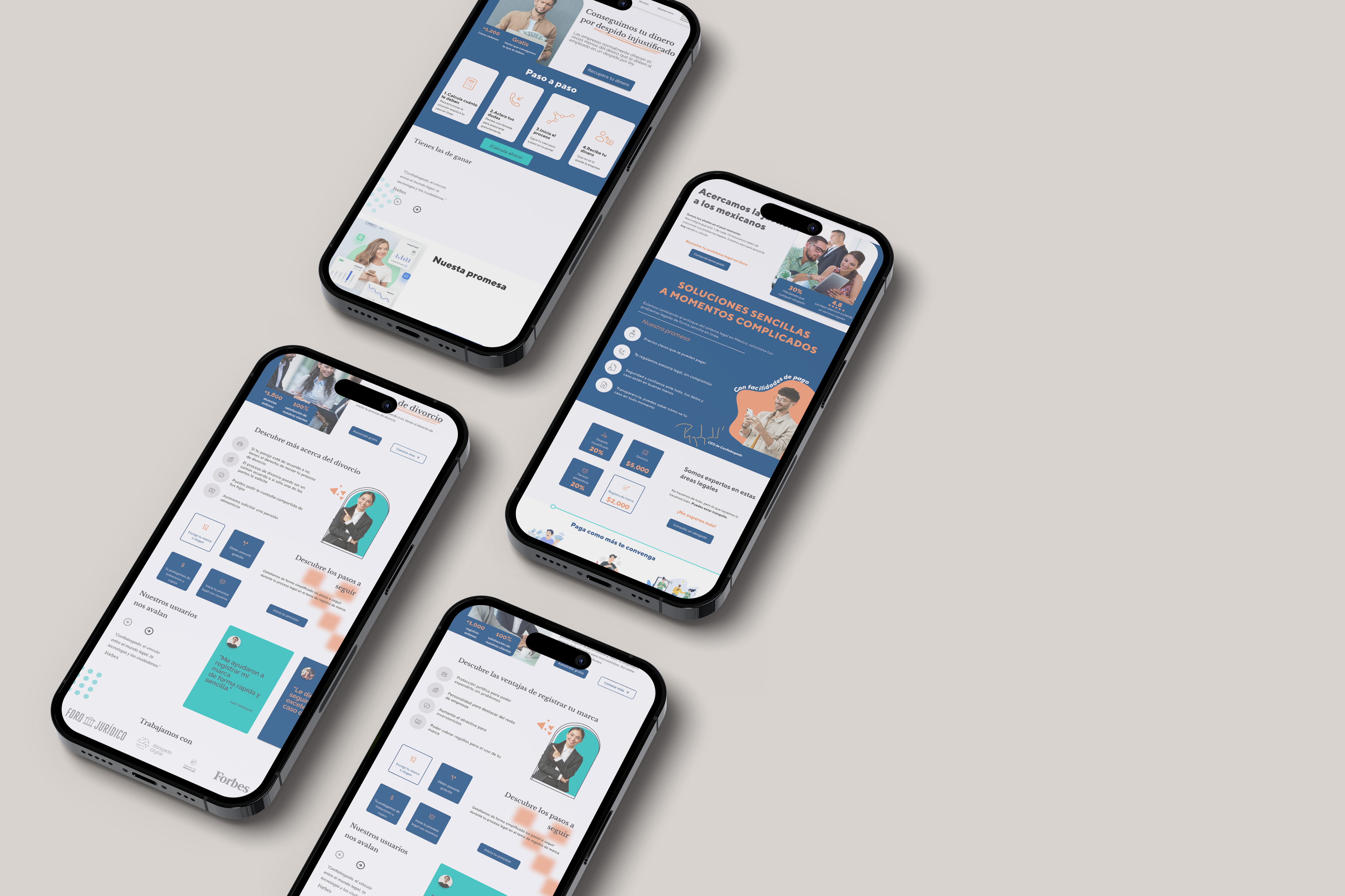 imagen de diversos dispositivos con la web de confiabogado